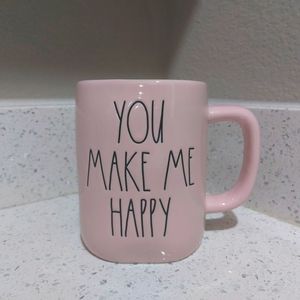 New Rae Dunn YOU MAKE ME HAPPY mug